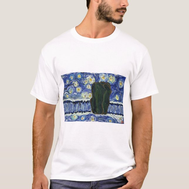 T-shirt La Manche d'ion la nuit (Devant)