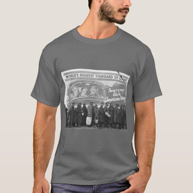 T-shirt La manière américaine (Devant)
