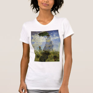 T-shirt La Marche, dame avec un parasol