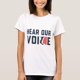 T-shirt La marche des femmes entend notre voix