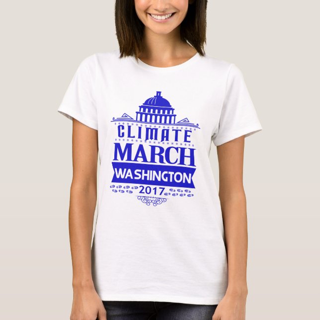 T-shirt La marche du climat pour la justice T Shirts (Devant)