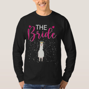 T-shirt La mariée Alpaca Llama Bachelorette Groom Mariée