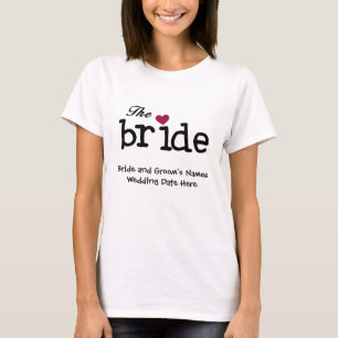 T-shirt La mariée avec le Débardeur personnalisable Red He