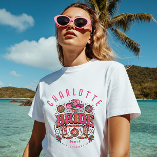 T-shirt La mariée ! Cowgirl's Last Rodeo Western
