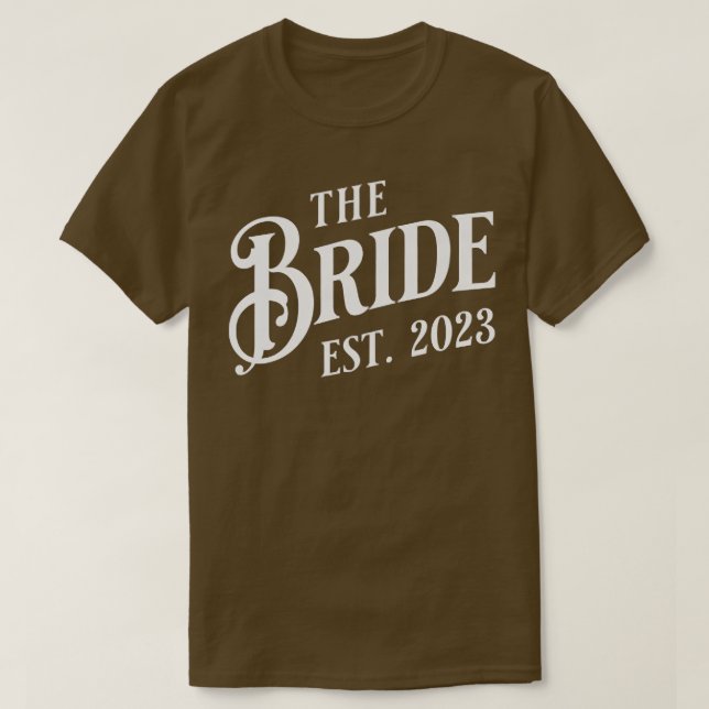 T-shirt La mariée est  (Design devant)