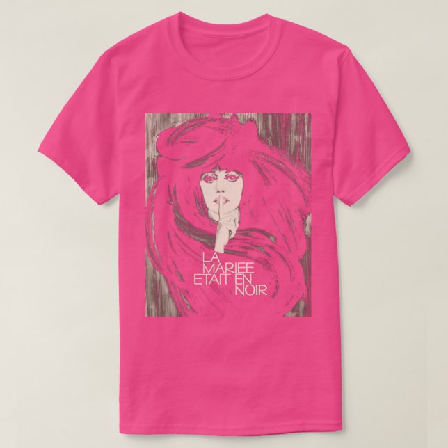 T-shirt La mariée portait le noir (Design devant)
