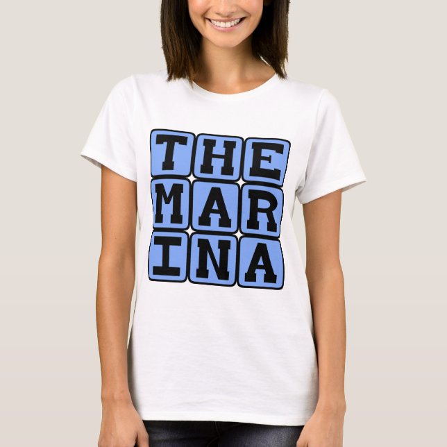 T-shirt La Marina, quartier de San Francisco (Devant)