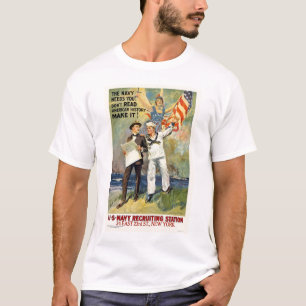 T-shirt La marine a besoin de vous ! Ne lisez pas