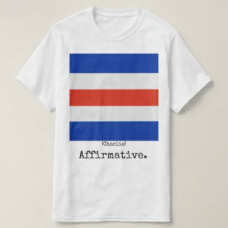 T-shirt La marine marque la chemise (Charlie), homme