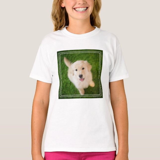 T-shirt La marionnette d'or sur l'herbe (Devant)