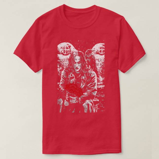T-shirt La marque Crow lee 94 1994 goth mime emo (Design devant)