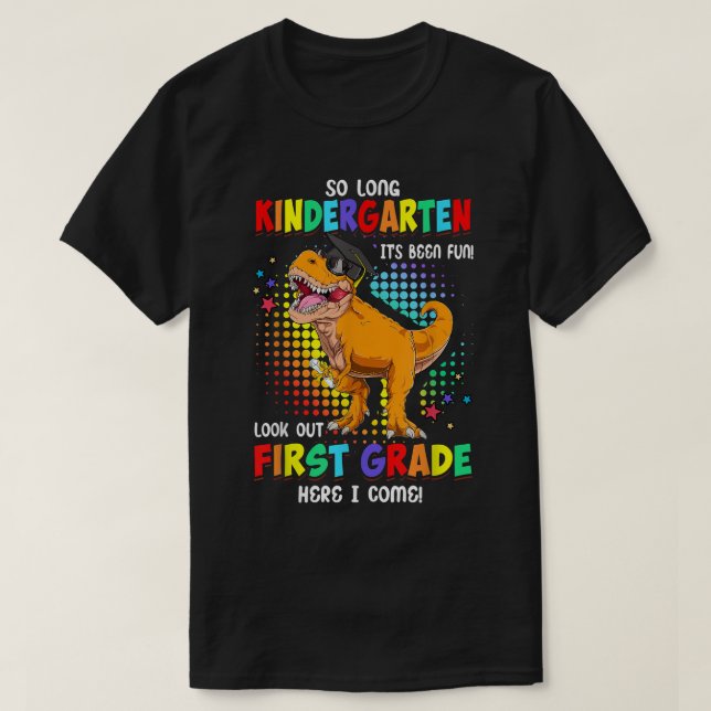 T-shirt La maternelle est longue, regardez la 1ère année i (Design devant)