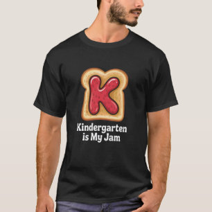 T-shirt La maternelle est ma confiture Strawberry Retour à