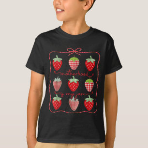 T-shirt La maternité est un noeud papillon coquette à la f
