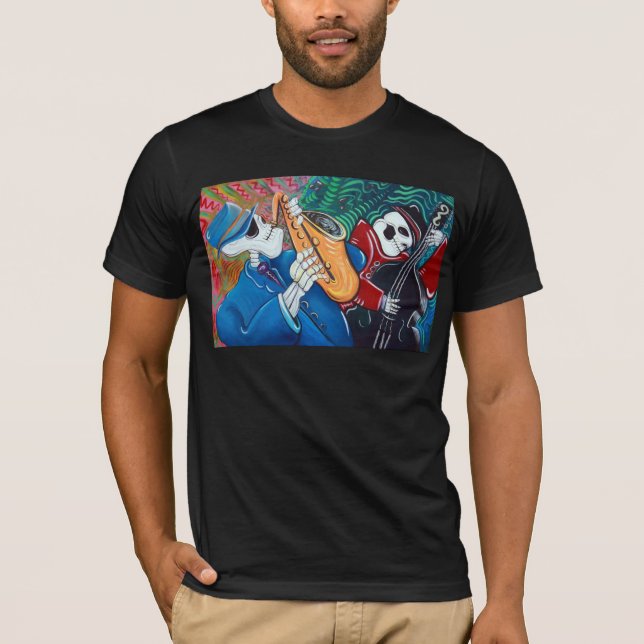 T-shirt La mauvaise bande d'os de bleus (Devant)