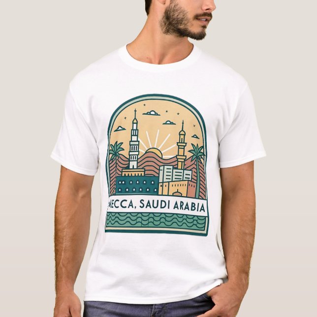 T-SHIRT LA MECQUE, ARABIE SAOUDITE (Devant)