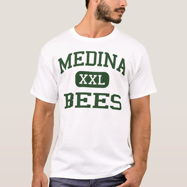 T-shirt La Médina - abeilles - lycée de la Médina - la (Devant)