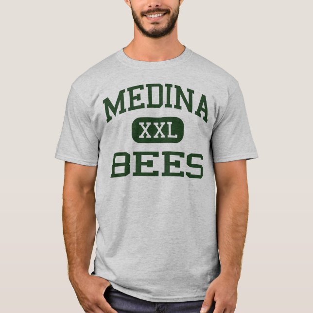 T-shirt La Médina - abeilles - lycée de la Médina - la (Devant)