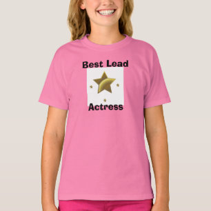 T-shirt La meilleure actrice principal