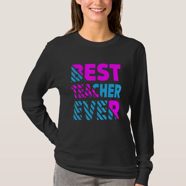 T-shirt La meilleure appréciation de l'enseignant (Devant)