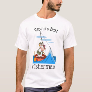 T-shirt La meilleure bande dessinée du pêcheur du monde