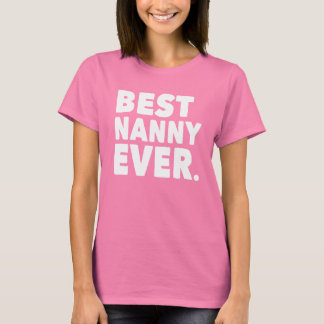 T-shirt La meilleure bonne d'enfants jamais. (pour la