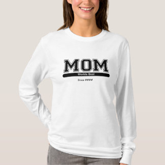T-shirt La meilleure chemise de jour de mères de maman des