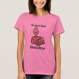 T-shirt La meilleure chemise de la grand-maman du monde