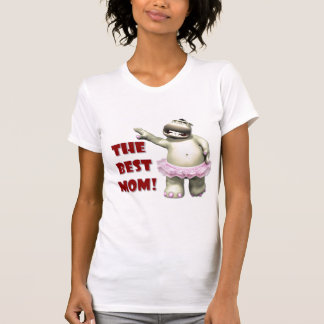 T-shirt La meilleure chemise d'hippopotame de maman
