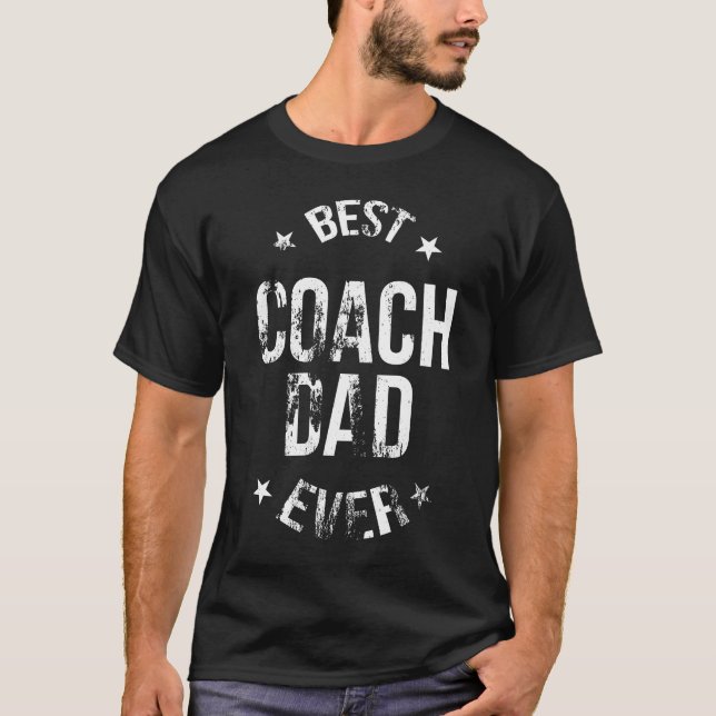 T-shirt La meilleure conception affligée de papa (Devant)