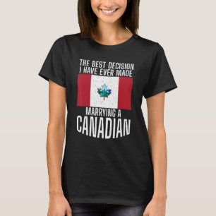 T-shirt La meilleure décision que j'ai jamais prise d'épou