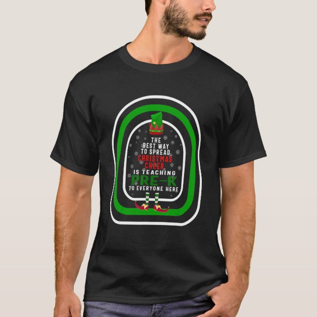 T-shirt La Meilleure Façon De Diffuser La Fête De Noël Est (Devant)