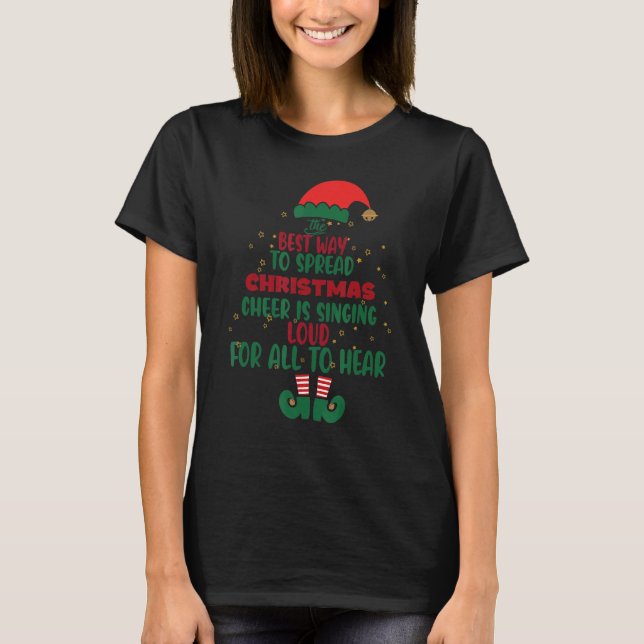 T-shirt La Meilleure Façon De Diffuser La Soirée De Noël E (Devant)