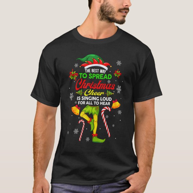 T-shirt La Meilleure Façon De Diffuser La Soirée De Noël E (Devant)