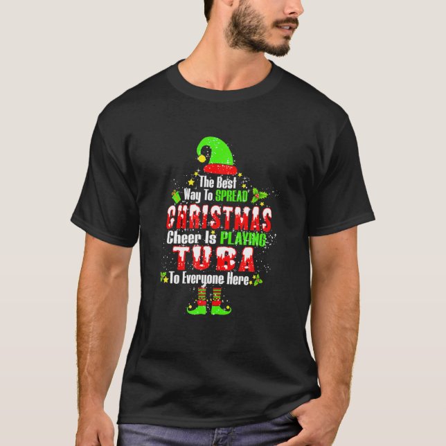T-shirt La Meilleure Façon De Diffuser La Soirée De Noël E (Devant)