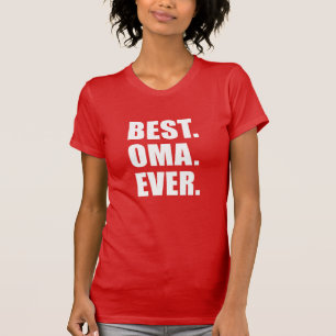 T-shirt La meilleure grand-mère toujours allemande d'Oma