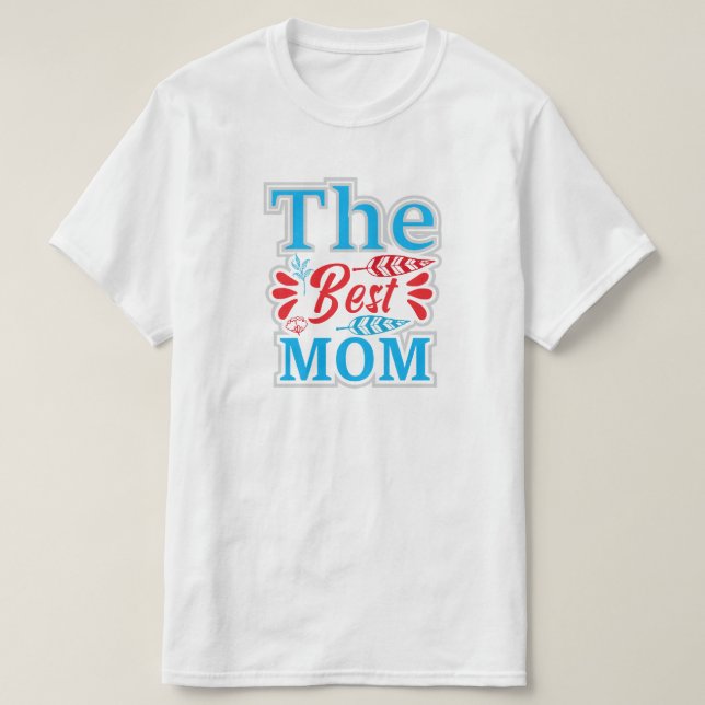 T-shirt La meilleure maman (Design devant)