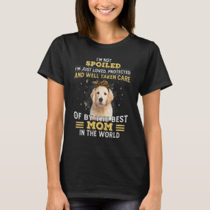 T-shirt La Meilleure Maman de Chien dans le monde Joyeuse