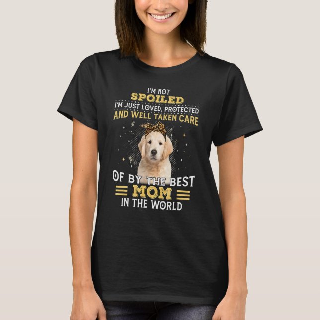T-shirt La Meilleure Maman de Chien dans le monde Joyeuse  (Devant)