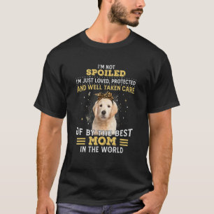 T-shirt La Meilleure Maman de Chien dans le monde Joyeuse