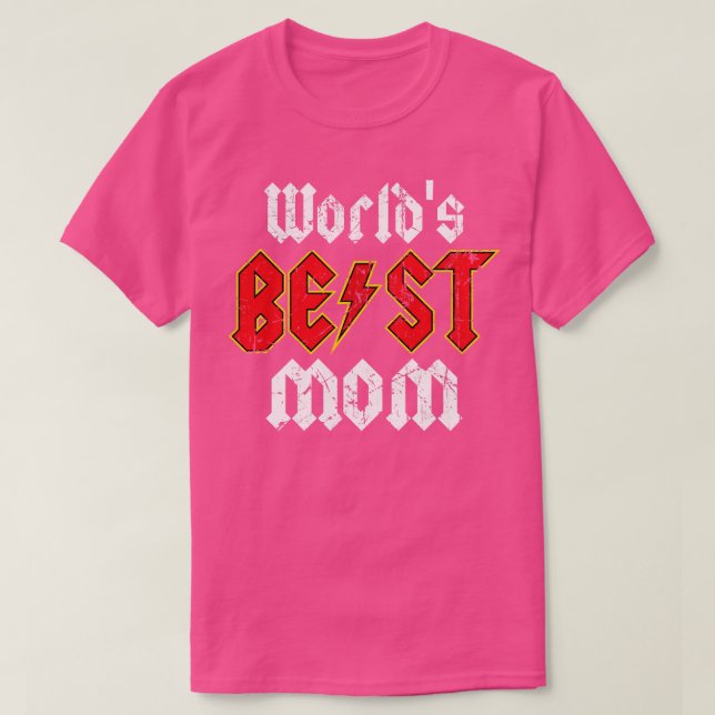 T-shirt La Meilleure maman de Worlds (Design devant)