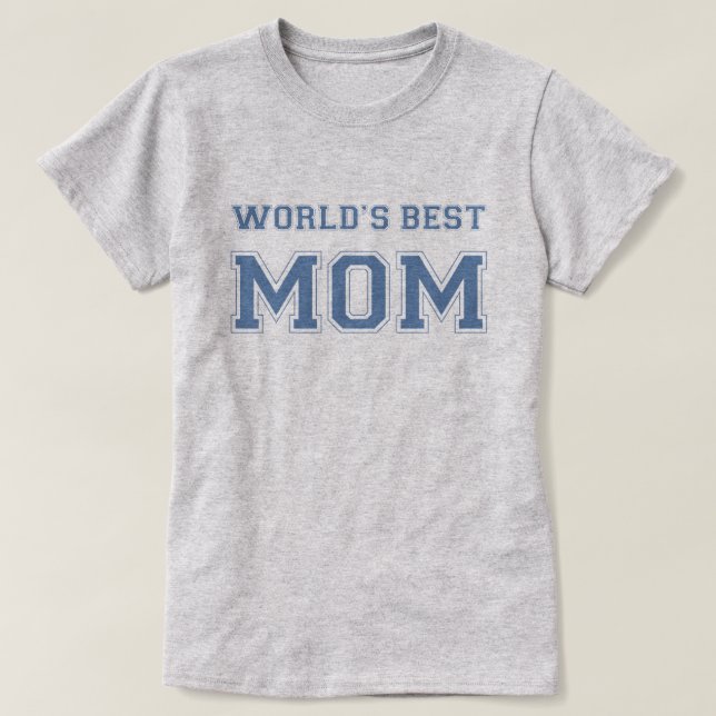 T-shirt La meilleure maman du monde (Design devant)
