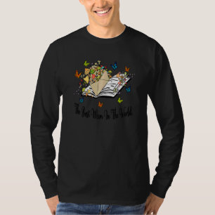 T-shirt La Meilleure Mère Du Monde Et Livre De Champignon