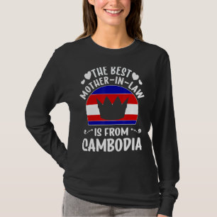 T-shirt La Meilleure Mère En Droit Est Cambodgienne Cambod