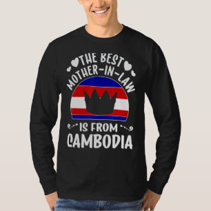 T-shirt La Meilleure Mère En Droit Est Cambodgienne Cambod