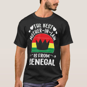T-shirt La Meilleure Mère En Droit Est Sénégalaise Sénégal