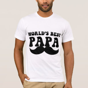 T-shirt la meilleure moustache du papa du monde