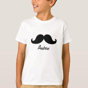 T-SHIRT LA MEILLEURE MUSTACHE NOIRE PERSONNALISÉE
