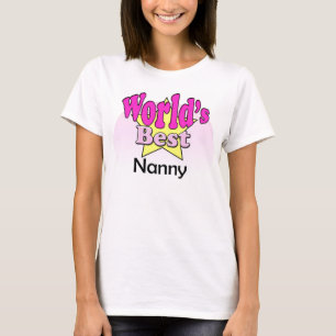 T-shirt La meilleure nounou du monde