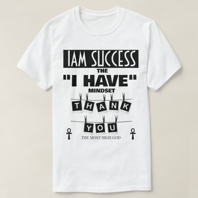 T-SHIRT LA MENTALITÉ JE POSSÈDE (Design devant)